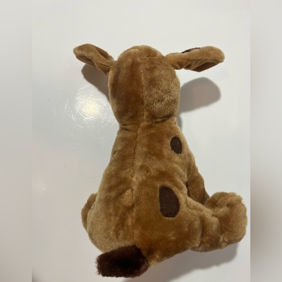 Vintage Shalom Toy Co Plush Puppy Dog Spots Eye Patch Brown - Picture 7 of 11